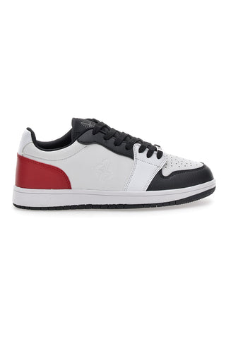 Weiße und schwarze Turnschuhe für Herren 2T2L 7715