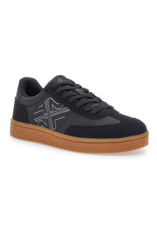 Schwarze Sneakers mit seitlichem Logo für Herren 2T2L 4713