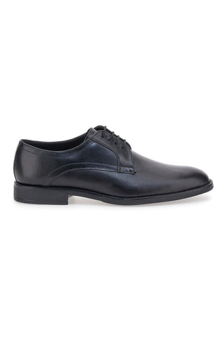 Schwarze Schnürschuhe aus echtem Leder Max Dillan 401