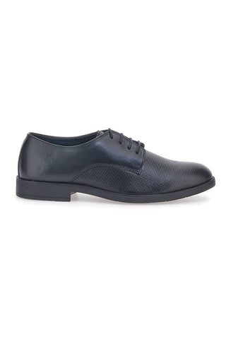 Max Dillan 202 Schnürschuhe aus schwarzem Echtleder