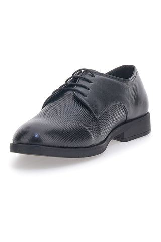 Max Dillan 202 Schnürschuhe aus schwarzem Echtleder