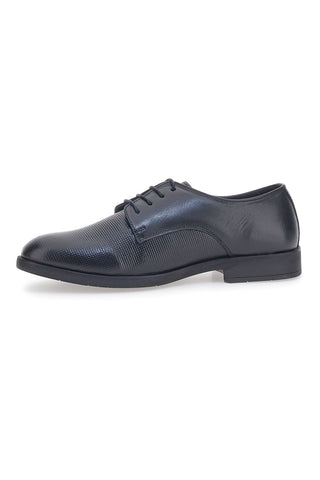 Max Dillan 202 Schnürschuhe aus schwarzem Echtleder