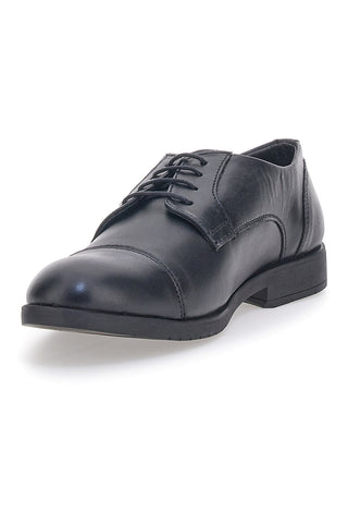 Scarpe Stringate Nere Con Suola In Gomma Max Dillan 205