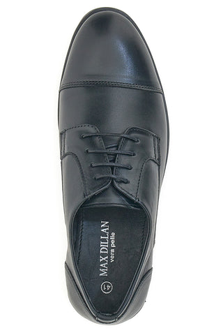 Scarpe Stringate Nere Con Suola In Gomma Max Dillan 205