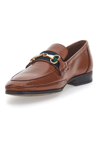 Mocassini Marroni con Morsetto Pittarello Class 11058