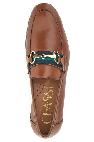 Mocassini Marroni con Morsetto Pittarello Class 11058