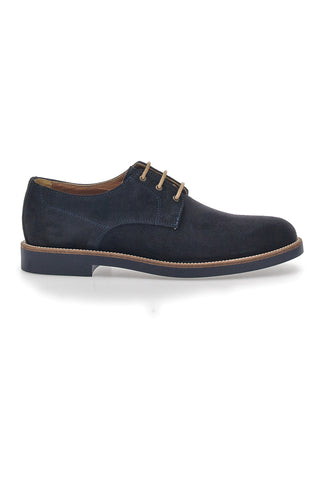 Blaue Schnürschuhe aus Wildleder Pittarello 8025