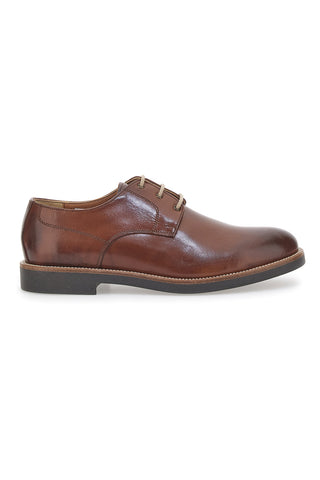 Scarpe Stringate Marroni in Vera Pelle Pittarello 8025
