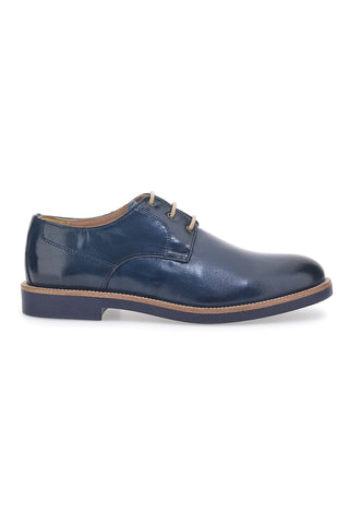 Scarpe Stringate Blu Con Lacci a Contrasto Pittarello 8025