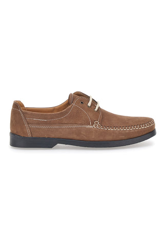 In Italien hergestellte Tortora-Schnürschuhe aus echtem Leder Sevenoaks 199