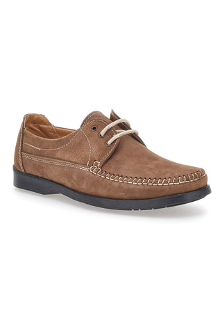 In Italien hergestellte Tortora-Schnürschuhe aus echtem Leder Sevenoaks 199