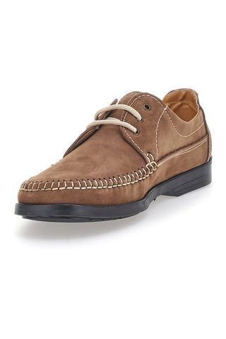 In Italien hergestellte Tortora-Schnürschuhe aus echtem Leder Sevenoaks 199