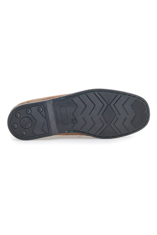 In Italien hergestellte Tortora-Schnürschuhe aus echtem Leder Sevenoaks 199