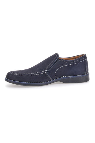 Klassische blaue Mokassins Marmaduke 3001