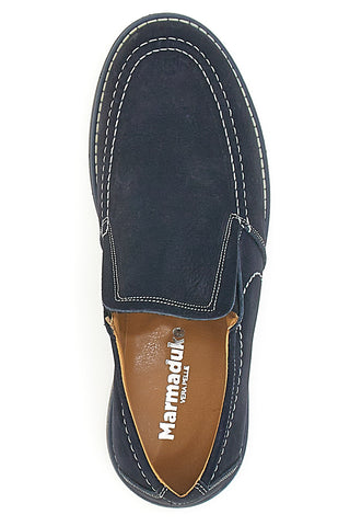 Klassische blaue Mokassins Marmaduke 3001