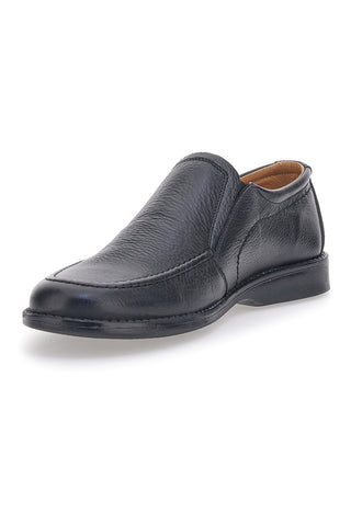 Schwarze Mokassins aus echtem Leder Marmeduke 3001