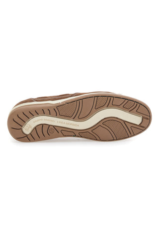 Braune Bootsloafer aus echtem Leder Longford 3425