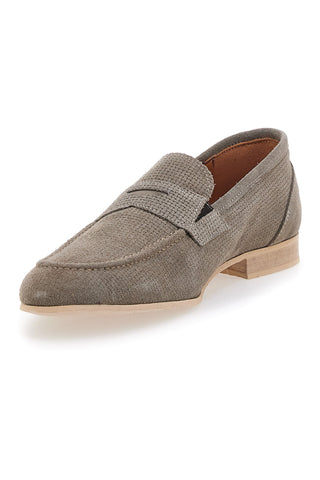 PITTARELLO 1131 Beige Wildleder-Mokassin
