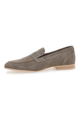PITTARELLO 1131 Beige Wildleder-Mokassin