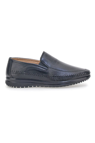 Schwarze Slipper aus echtem Leder, hergestellt in Italien, Longford 2026