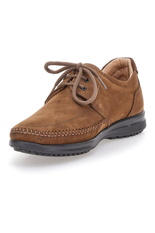 Scarpe Stringate Taupe in Vera Pelle Longford 2023