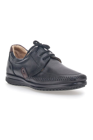 Scarpe Stringate Nere In Vera Pelle da Uomo Longford 2023