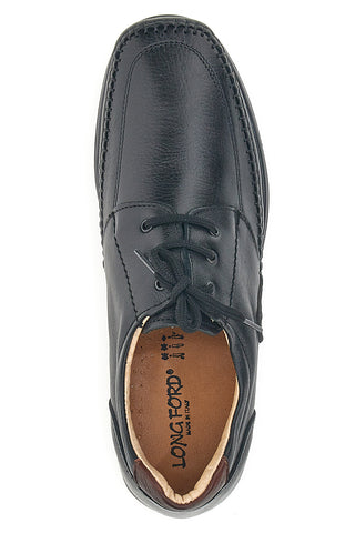 Scarpe Stringate Nere In Vera Pelle da Uomo Longford 2023