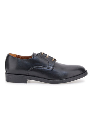 Pittarello 0728 Schnürschuhe aus schwarzem Leder