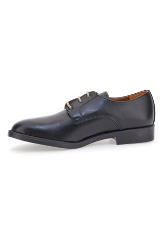 Pittarello 0728 Schnürschuhe aus schwarzem Leder