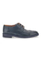 Blaue Schnürschuhe aus echtem Leder, hergestellt in Italien, Pittarello 0723