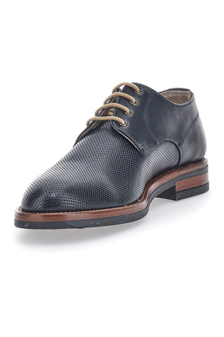 Max Dillan 600 Schnürschuhe aus schwarzem Leder
