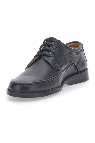 Schwarze Lederschnürschuhe Made in Italy Max Dillan 150