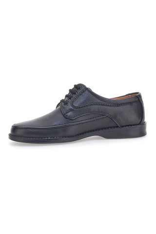 Schwarze Lederschnürschuhe Made in Italy Max Dillan 150