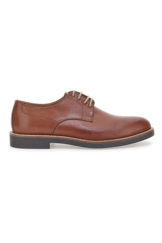 Scarpe Stringate Marroni In Vera Pelle Max Dillan 600