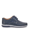 Scarpe Stringate Blu in Pelle Made in Italy Max Dillan 01