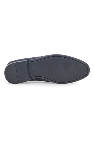 Max Dillan 11 blaue Echtleder-Loafer