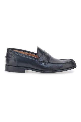 Mocassini Neri In Vera Pelle Made in Italy Pittarello 401