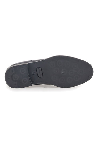Longford 712 schwarze Schnürschuhe aus echtem Leder