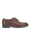Braune Schnürschuhe aus echtem Leder Longford 712
