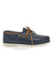 Mocassino in Stile Barca Vera Pelle Blu Longford 10