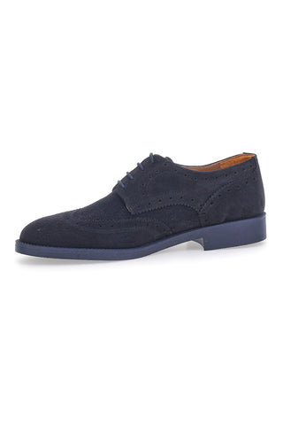 Scarpe Stringate Blu Vera Pelle Longford 595