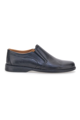 Longford 3 schwarze Echtleder-Loafer