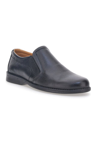 Longford 3 schwarze Echtleder-Loafer