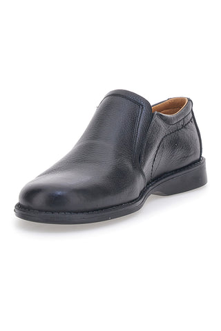 Longford 3 schwarze Echtleder-Loafer