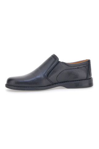Longford 3 schwarze Echtleder-Loafer