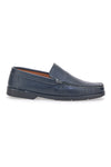Mocassini Blu Vera Pelle Longford 101