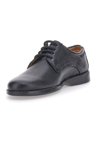 Schwarze Schnürschuhe aus echtem Leder Longford 1