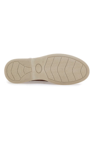 Schnürschuhe aus echtem Leder Cognac Longford 1