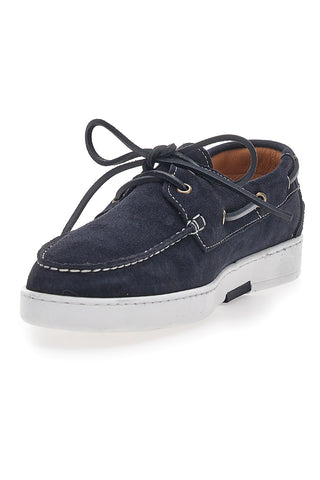Mocassino da Barca Blu in Scamosciato Claremorris 2011