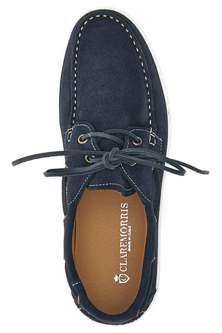 Mocassino da Barca Blu in Scamosciato Claremorris 2011
